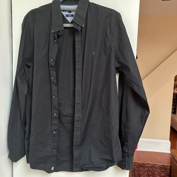 Tommy Hilfiger Other - Black Long Sleeve Button-Up Shirt